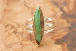Boulder Turquoise Sterling Silver Native American Ring